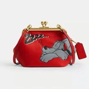 Coach x Disney Pluto Kisslock bag